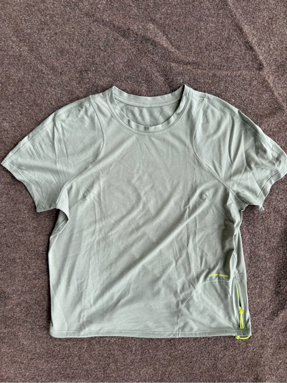 lululemon athletica Light Sage Short Sleeve Tee